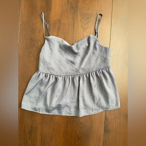 American eagle small babydoll blue Tank Top cami shirt women